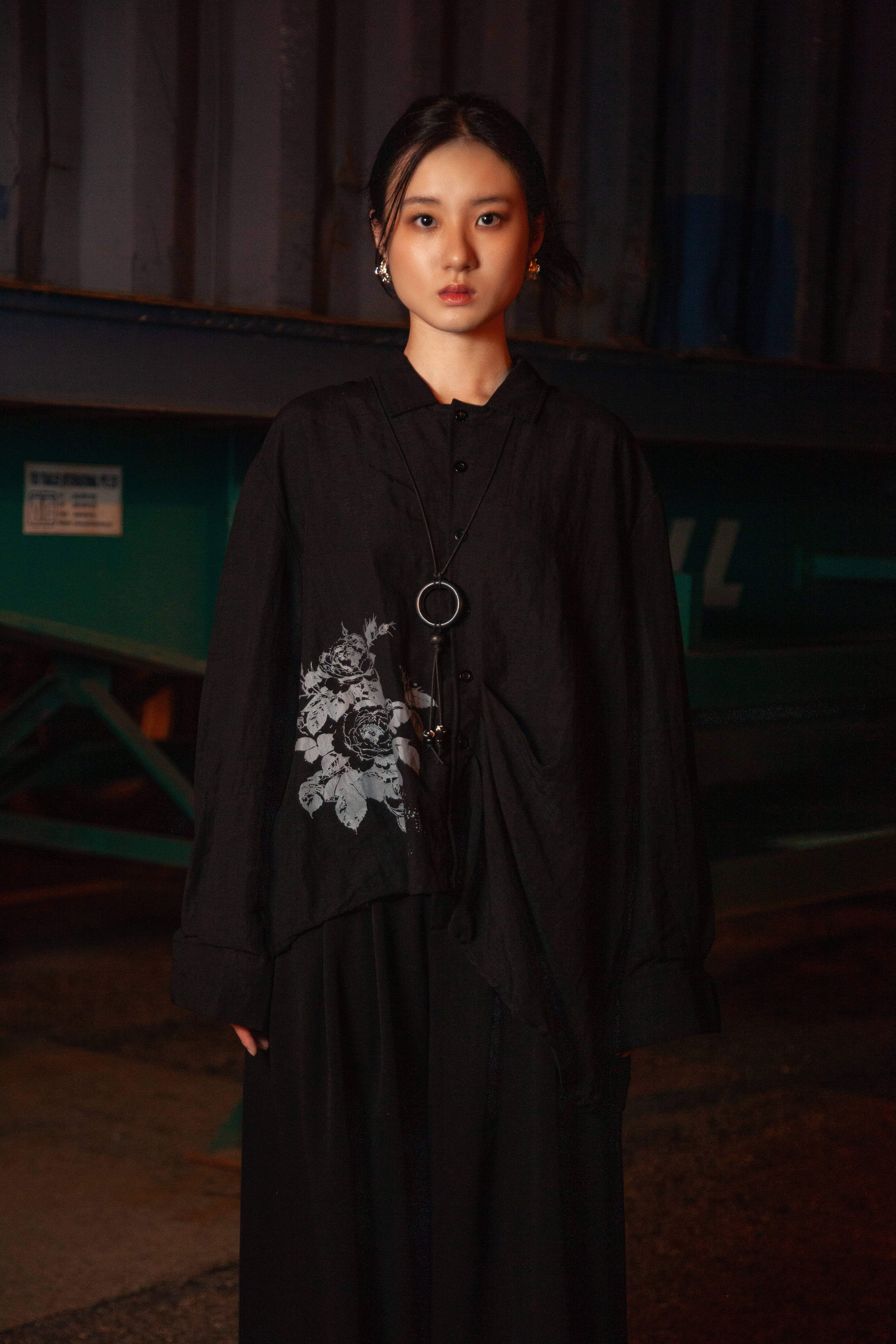 Hana "Flower" Distort Shirt