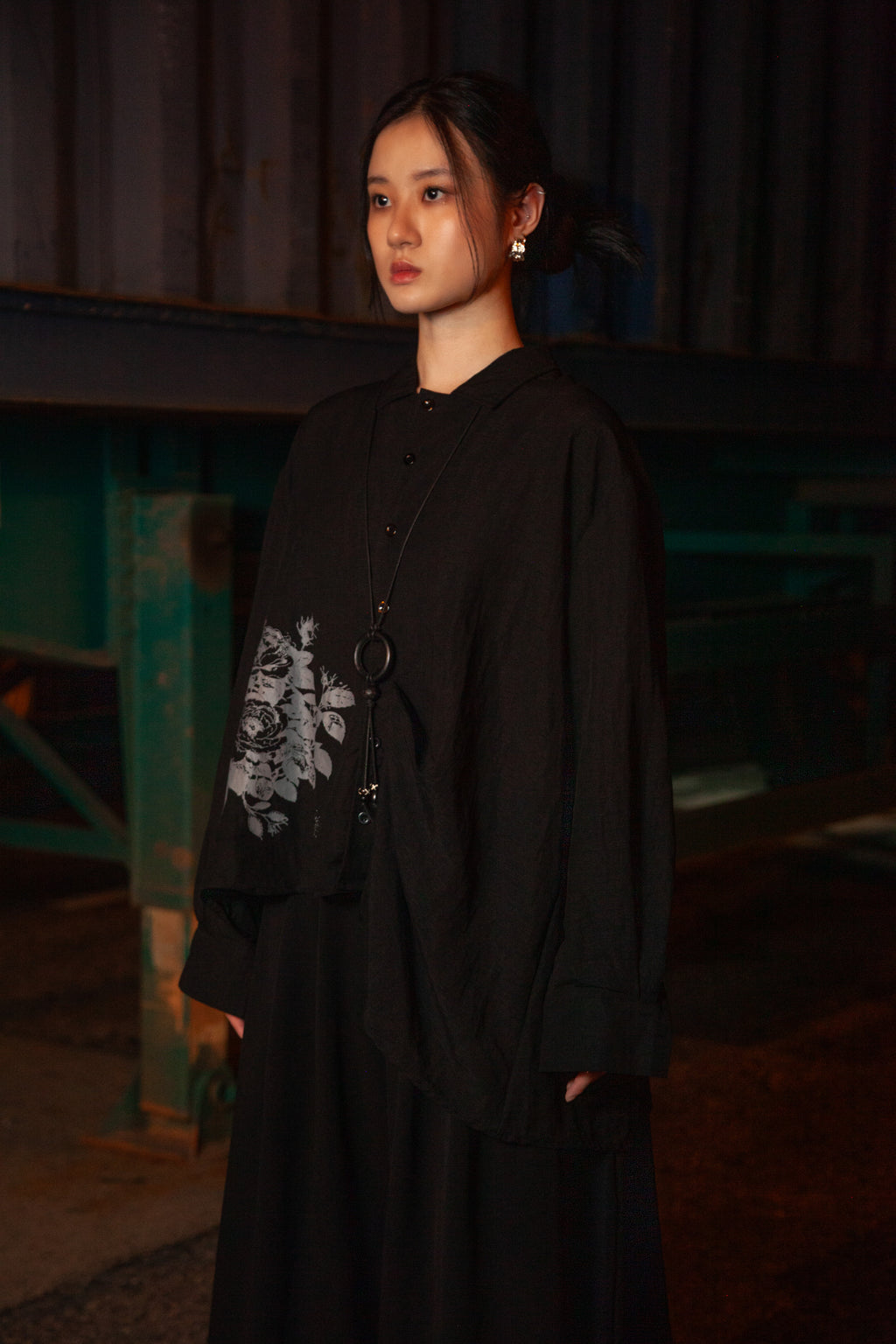 Hana "Flower" Distort Shirt