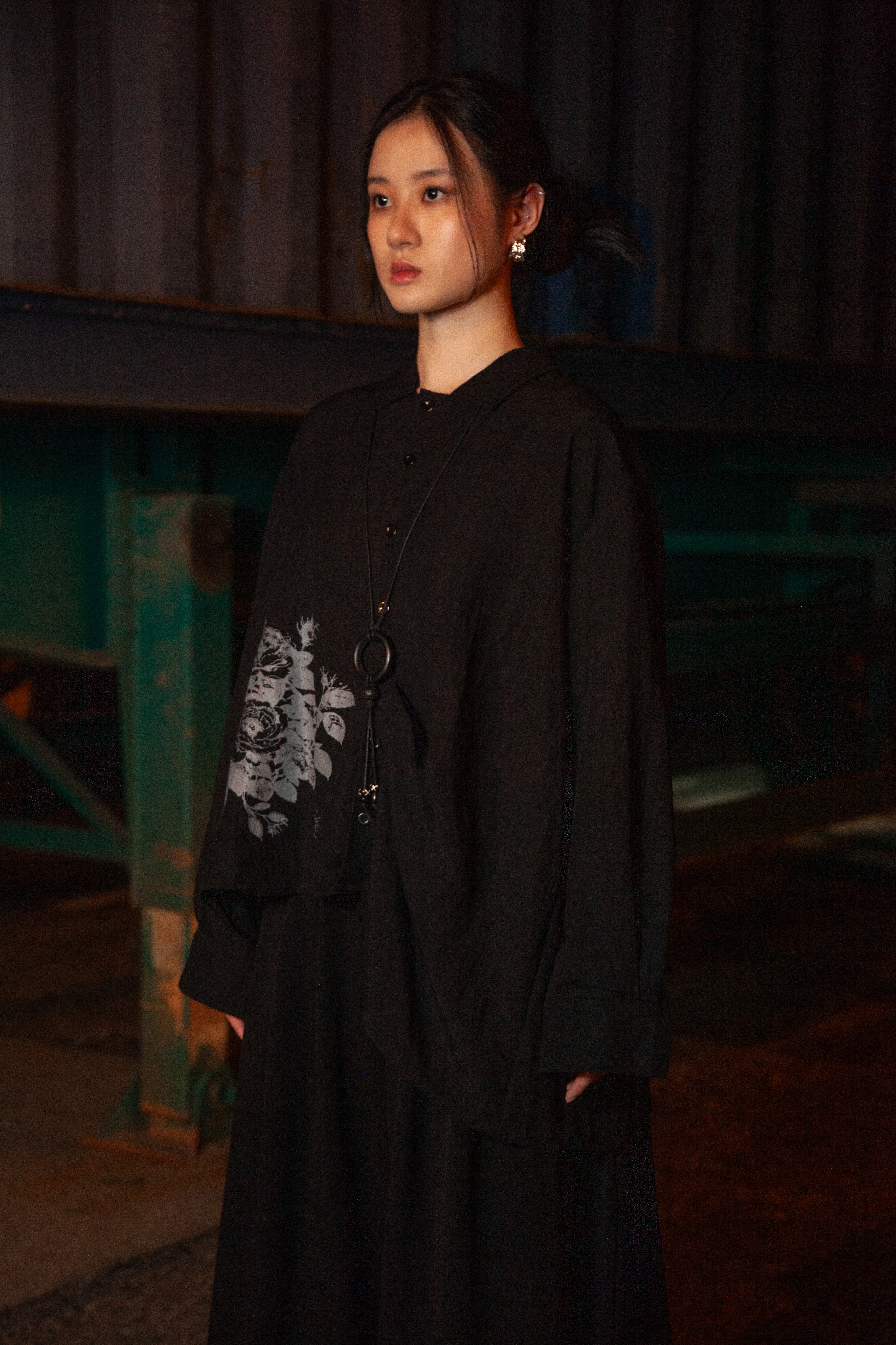 Hana "Flower" Distort Shirt