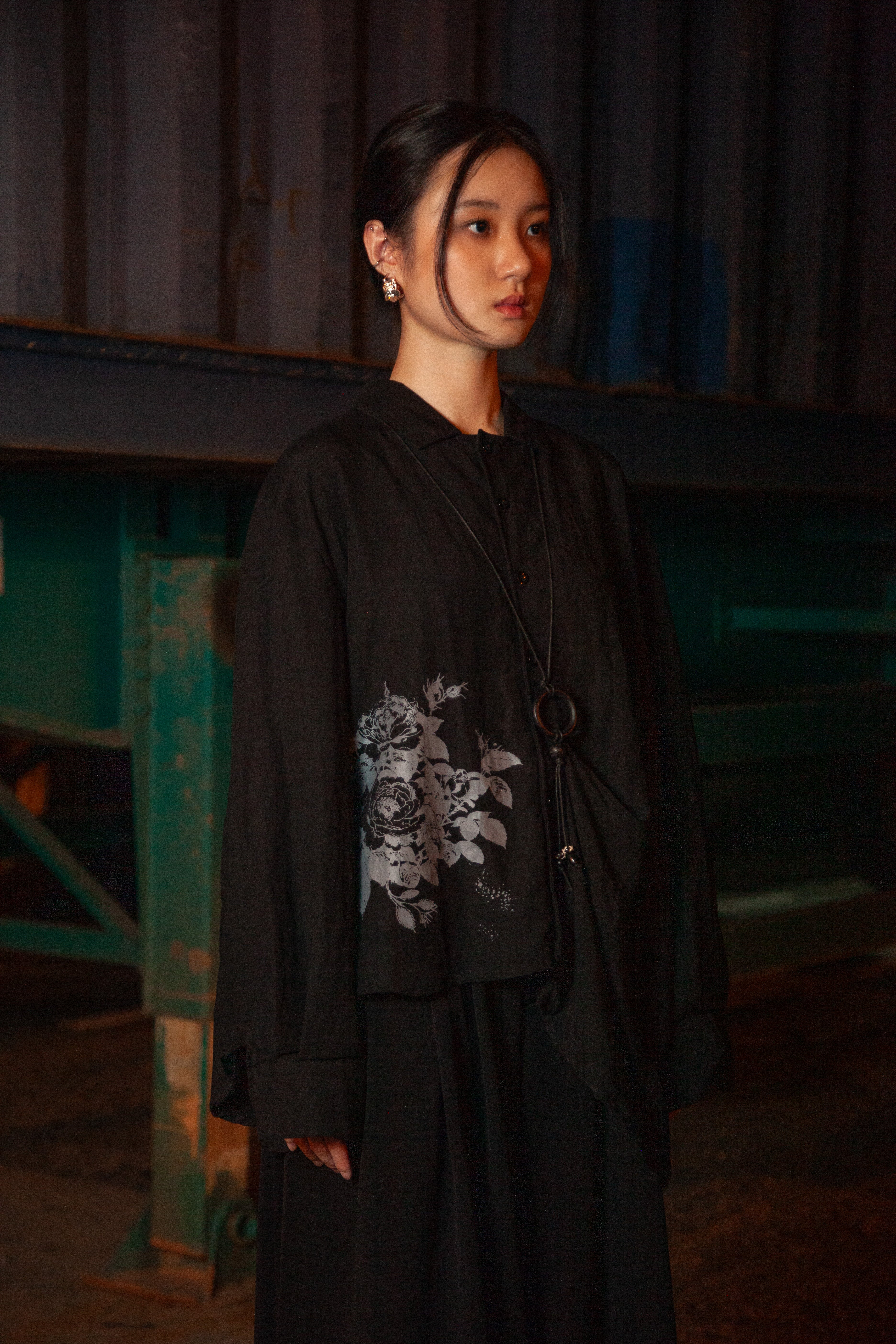 Hana "Flower" Distort Shirt