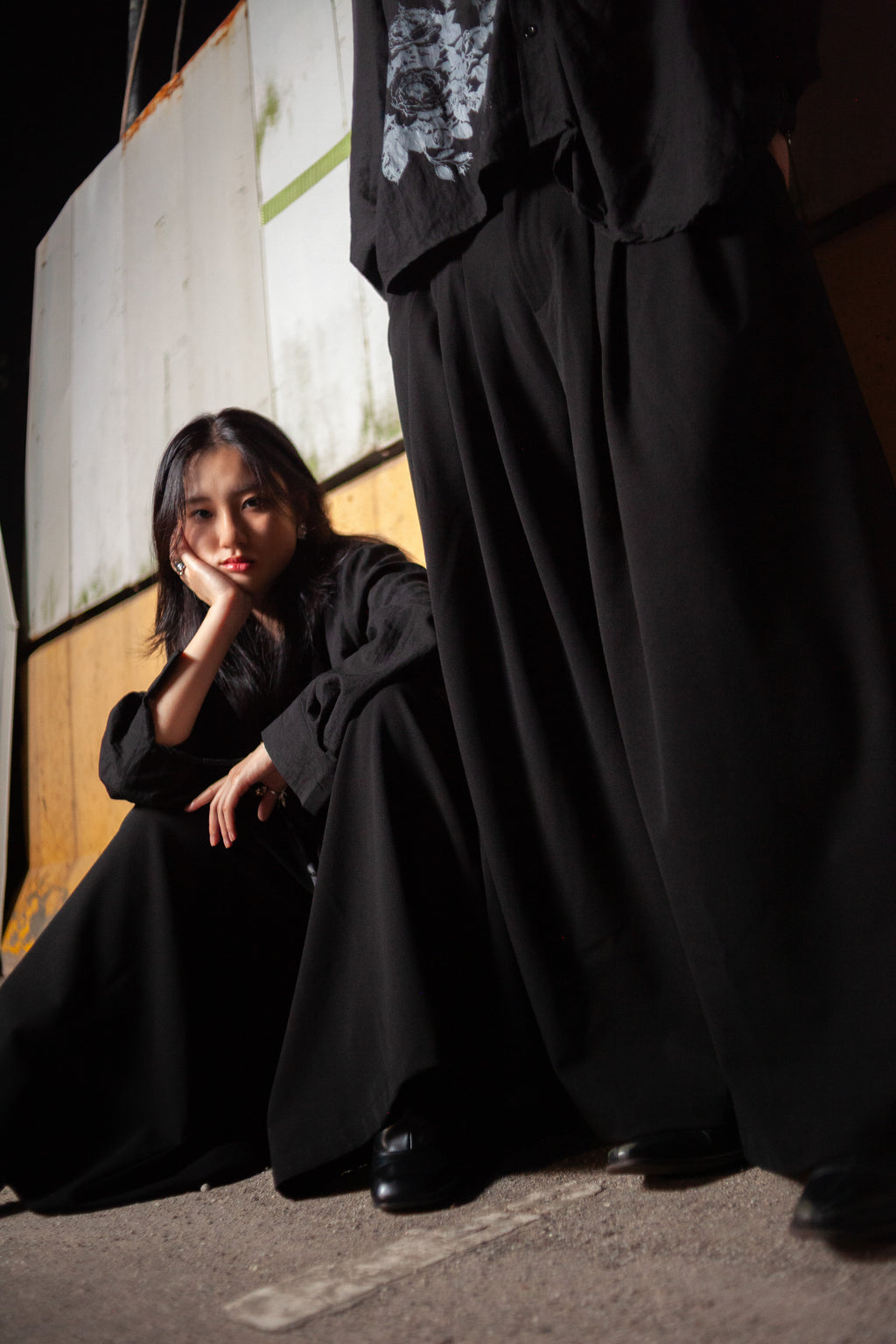 3-Pleats Wide Kata Pants